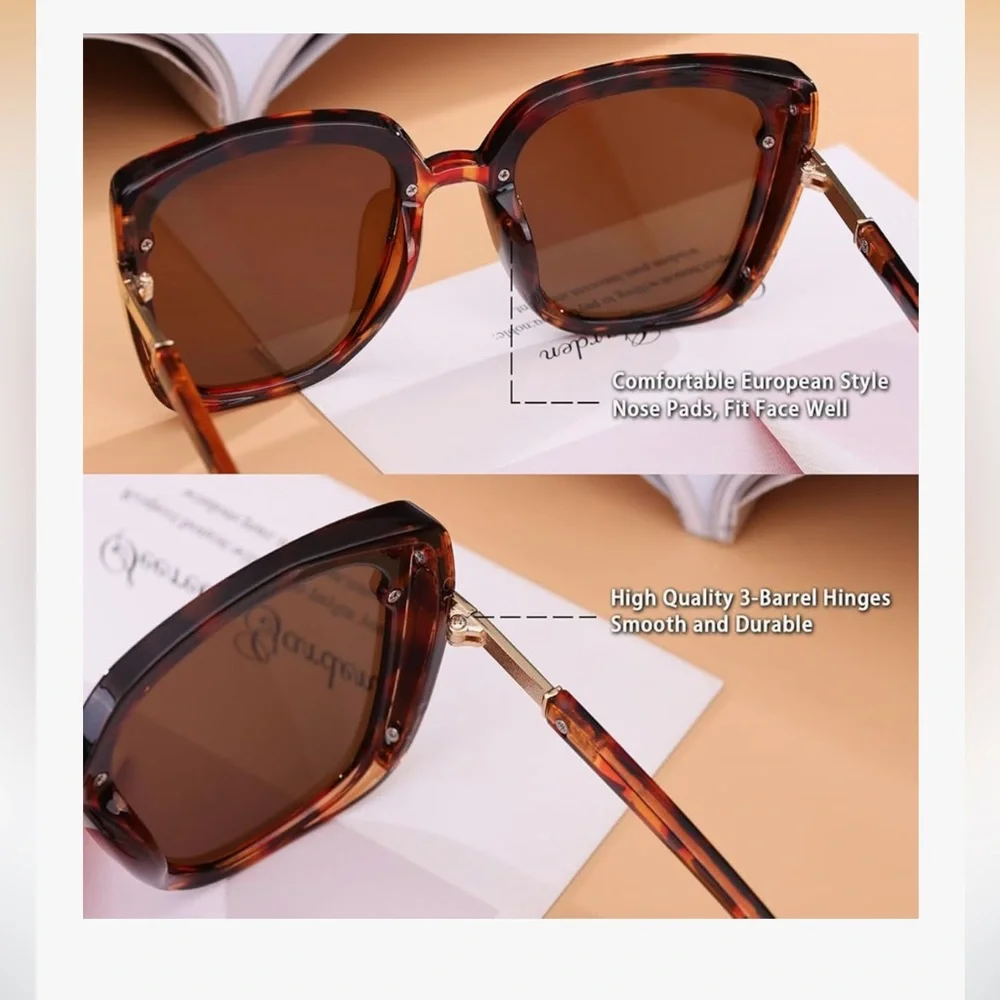 🆕 Oversized Sunglasses Classic Square Sunglasses
